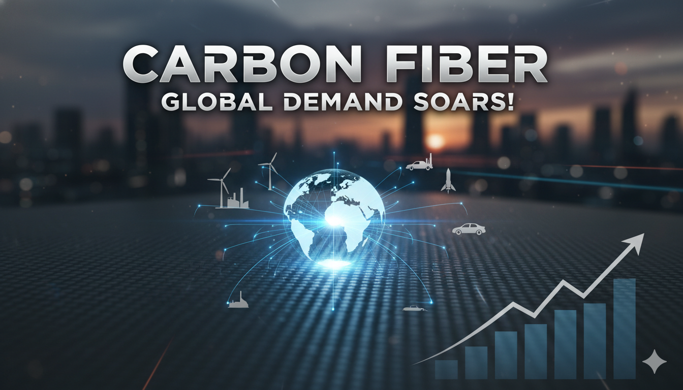 Carbon fiber composite structures integrated into modern commercial aircraft wings and fuselage sections