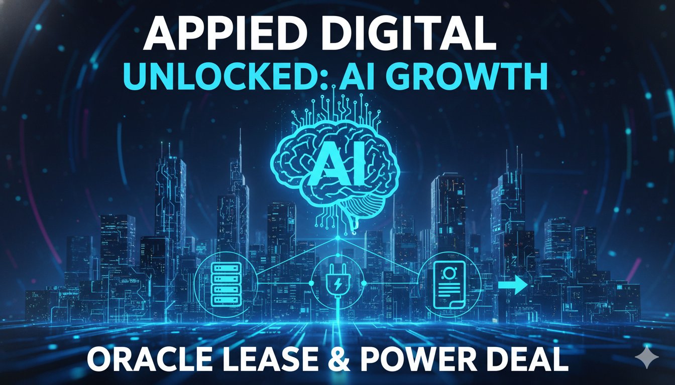 Aerial view of a modern AI data center campus under construction in North Dakota with power infrastructure and cooling systems visible