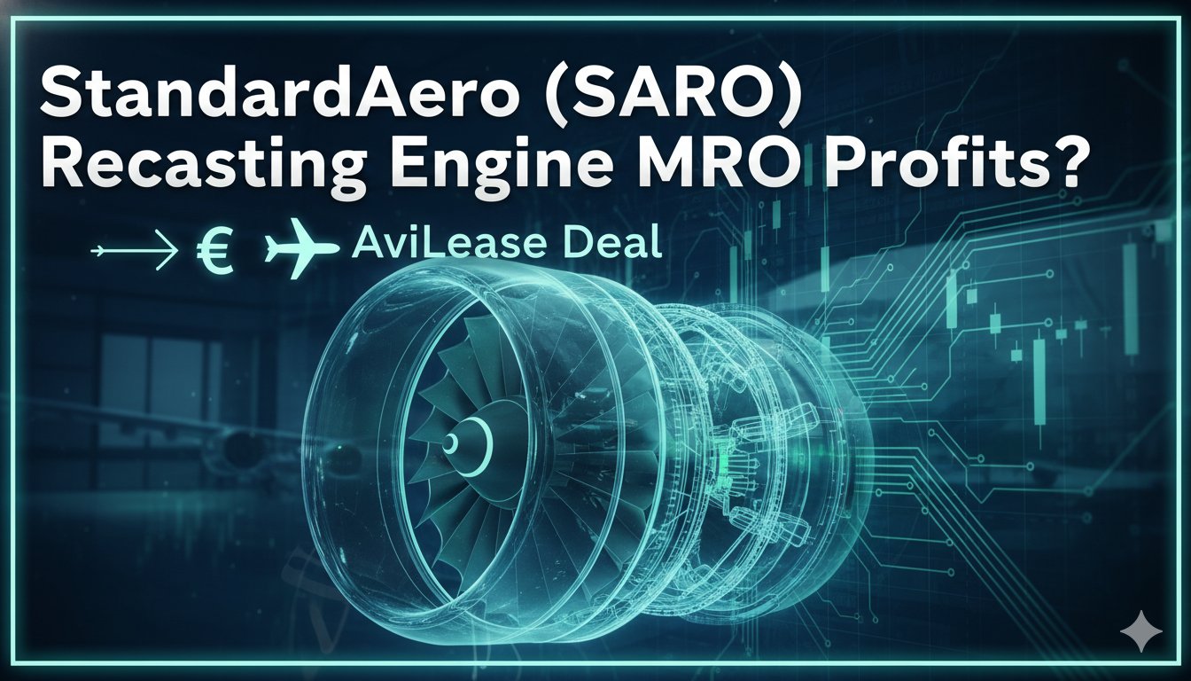 StandardAero facility with CFM LEAP engine under maintenance